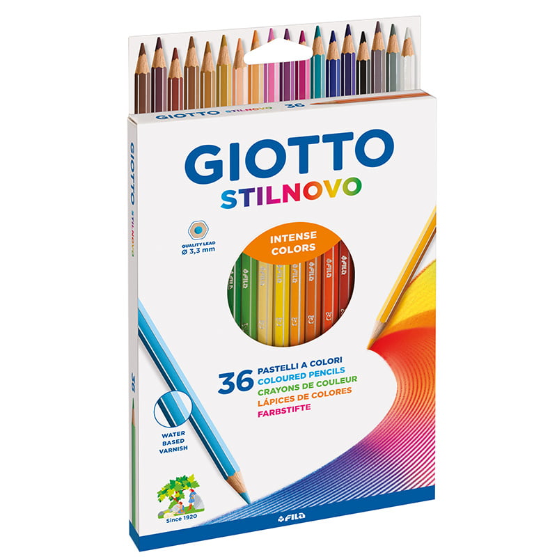 עפרונות צבעוניים 36 גוונים
